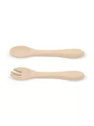 Petite&Mars Szilikon evőeszközök, TAKE&MATCH, Desert Sand, 6 hó+
