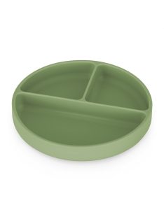   Petite&Mars Szilikon osztott tányér, kerek Take&Match Sweet Pea 6m+