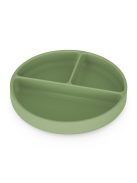 Petite&Mars Szilikon osztott tányér, kerek Take&Match Sweet Pea 6m+