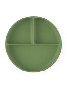 Petite&Mars Szilikon osztott tányér, kerek Take&Match Sweet Pea 6m+