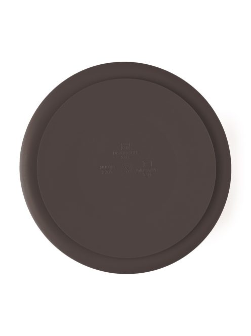 Petite&Mars Szilikon osztott tányér, kerek Take&Match Bitter Cocoa 6m+