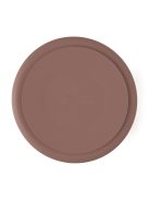 Petite&Mars Szilikon osztott tányér, kerek Take&Match Velvet Latte 6m+