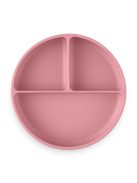 Petite&Mars Szilikon osztott kerek tányér, Take&Match, Dusty Rose, 6 hó+