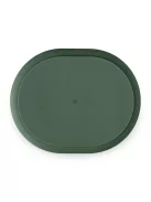 Petite&Mars Szilikon osztott ovális tányér, Take&Match, Misty Green, 6 hó+