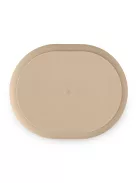 Petite&Mars Szilikon osztott ovális tányér, Take&Match, Desert Sand, 6 hó+
