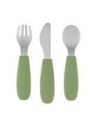 Petite&Mars Rozsdamentes acél evőeszközkészlet Take&Match Sweet Pea 12m+