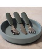 Petite&Mars Rozsdamentes acél evőeszközkészlet Take&Match Intense Ochre 12m+