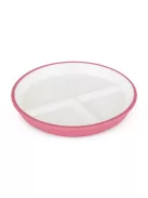 PETITE&MARS Kerámia tányér szilikon borítással - Candy Pink