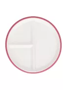 PETITE&MARS Kerámia tányér szilikon borítással - Candy Pink