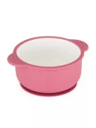 PETITE&MARS Kerámia tálka szilikon borítással - Candy Pink