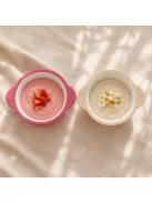 PETITE&MARS Kerámia tálka szilikon borítással - Candy Pink