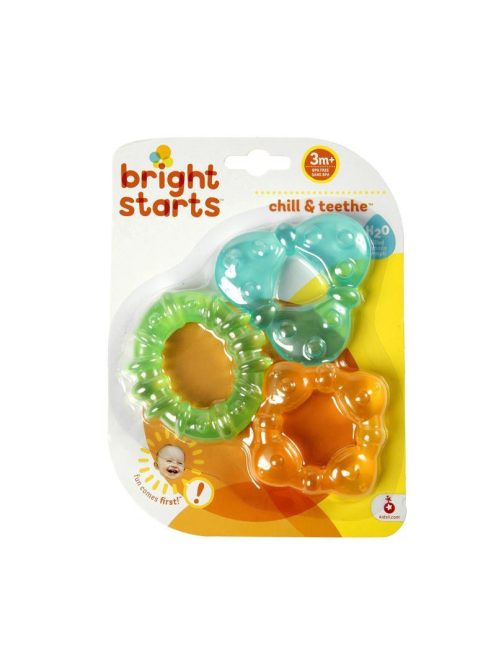 Bright Starts Vízzel töltött rágóka, 3 féle, 3 hó+