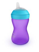 Avent SCF802/02 Puha harapásálló csőrös pohár 300 ml LILA (Lila, lányos)