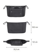 Petite&Mars Rendszerező babakocsira, levehető zsebbel, Pocket Zip