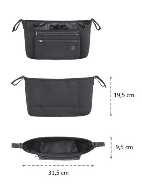 Petite&Mars Rendszerező babakocsira, levehető zsebbel, Pocket Zip