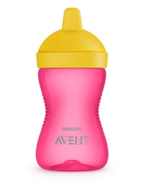 Avent SCF804/04 Kemény itatófejes pohár 300 ml RÓZSASZÍN (Rózsaszin, lányos)