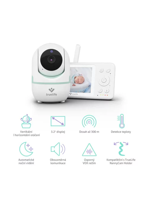 TRUELIFE Digitális videós bébiőr NannyCam R4i