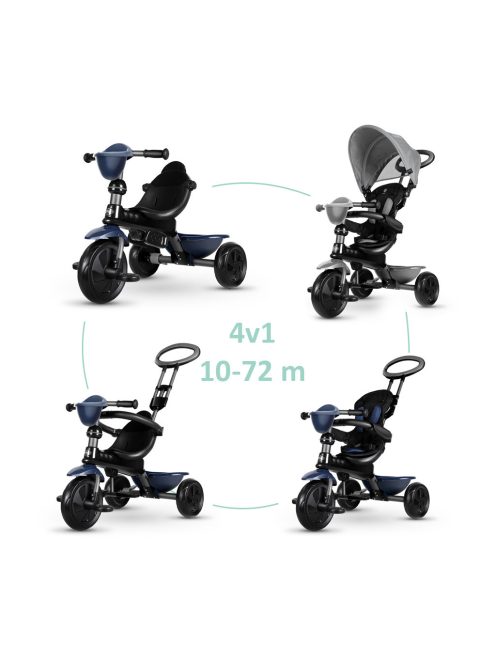 QPLAY Tricikli Cosy Grey, 10-72 hónap