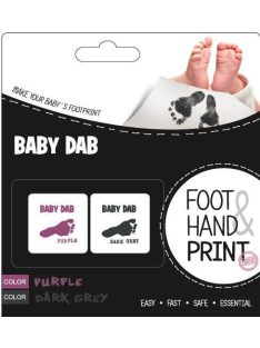 Baby Dab Lenyomatkészítő, lila+szürke