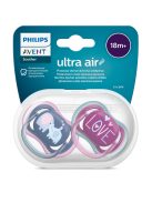 Avent SCF349/22 Ultra air, elefántos, lányos játszócumi, 18hó+, 2db