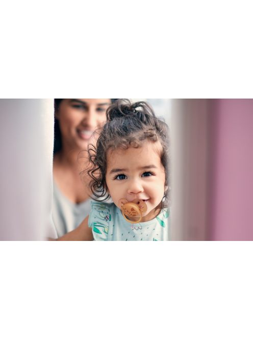 Avent SCF091/18 lányos, állatos játszócumi, ultrasoft premium, 6-18 hó, 2 db