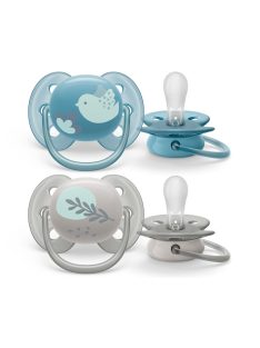   Avent SCF091/15 állatos, fiús játszócumi, ultrasoft premium, 6-18 hó, 2 db