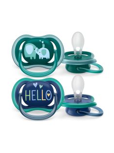   Avent SCF349/18 Ultra air, elefántos, fiús játszócumi, 18 hó, 2db