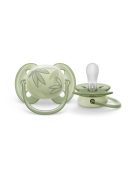 Avent SCF092/02 Ultrasoft premium, zöld játszócumi, 0-6 hó, 1 db