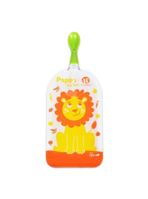Petite&Mars Papoo Original tasak bébiételekhez, lion, 6 db