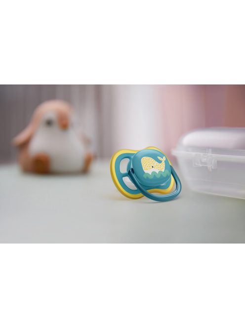 Philips AVENT Játszócumi, Ultra Air, mintás, 18 hó+, (bálna), 2db