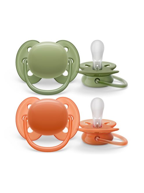 Philips AVENT Játszócumi, Ultrasoft Premium, neutral, 18 hó+, 2 db