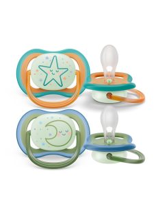   Philips AVENT Éjszakai játszócumi, Ultra Air, 18 hó+, neutral, 2db