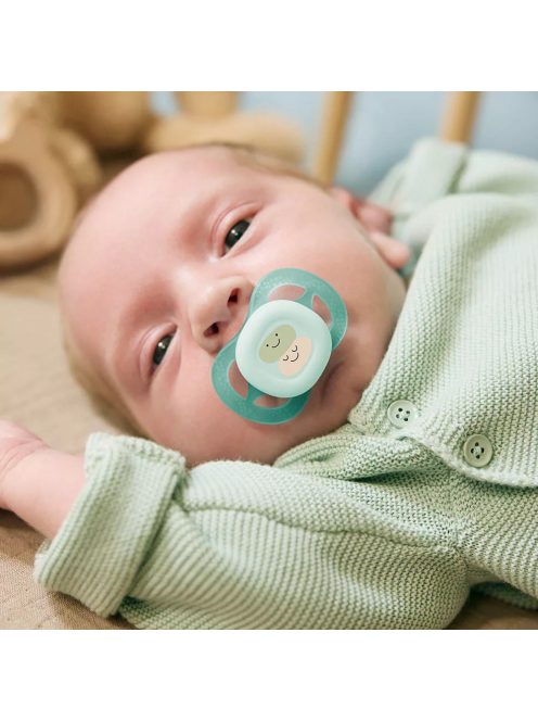 Philips AVENT SCF075/04 Játszócumi ultra start mintás 0-2hó 2 db - fiús