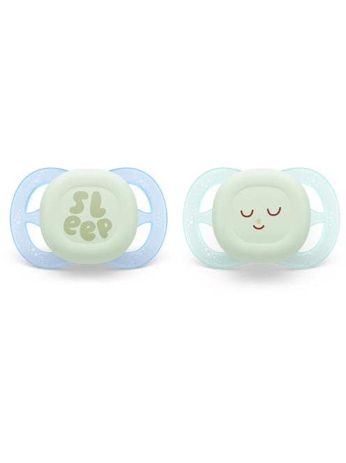 Philips AVENT SCF075/08 Játszócumi ultra start éjszakai 0-2hó 2 db - fiús