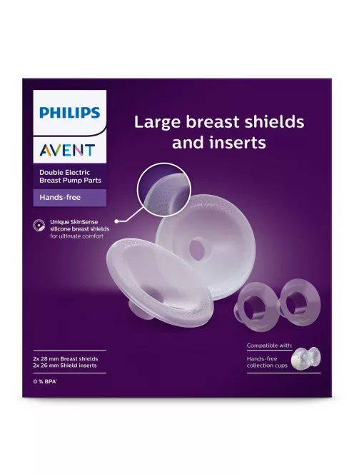 Philips AVENT SCF552/11 Hands-Free mellbimbóvédő szilikonbetétek - L