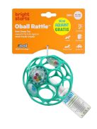 Oball Rattle Játék, 10 cm, dark turquoise, 0 hó+, + AJÁNDÉK Aquaint, 50ml
