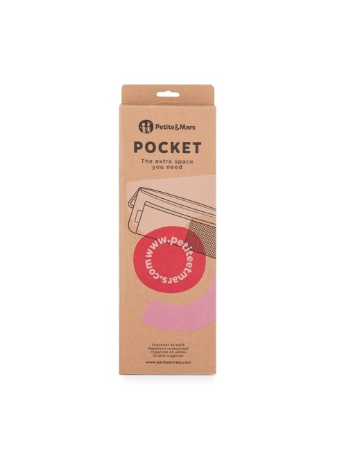 PETITE&MARS Babakocsi szervező Pocket Absolute Black