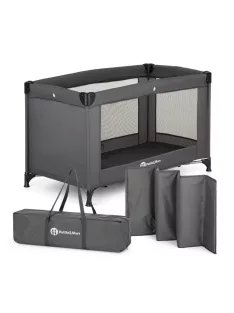 Petite&Mars Utazóágy Koot - Lite Dark Grey