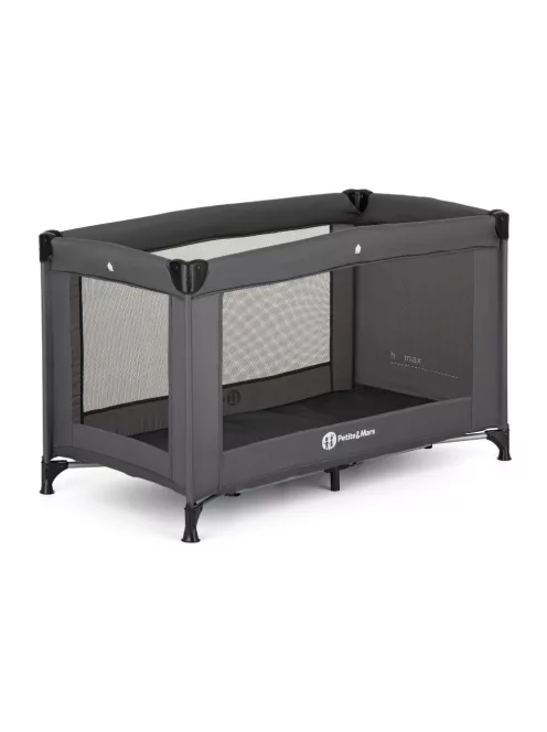 Petite&Mars Utazóágy Koot - Lite Dark Grey