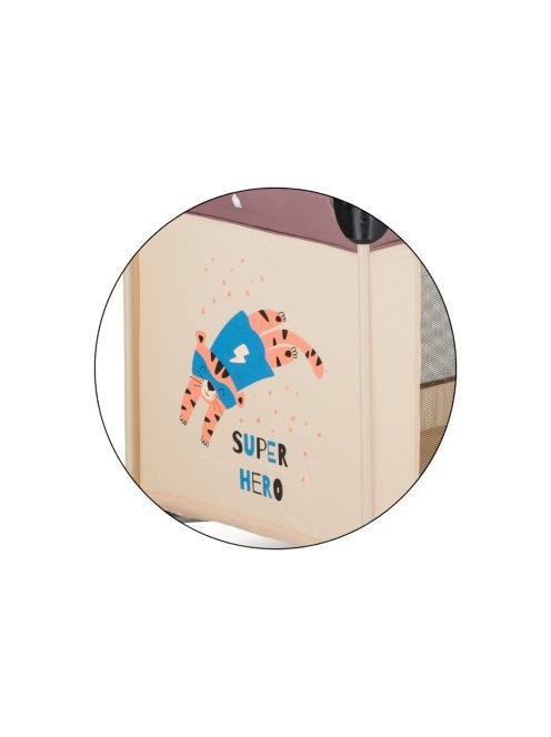 Petite&Mars Utazóágy Koot - Tiger Super Hero