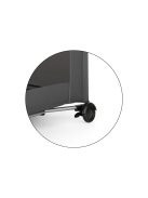 Petite&Mars Utazóágy Nyja Urban Jungle Charcoal