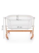 Petite&Mars Állítható kiságy, bölcső funkcióval, Glory, 2in1