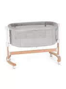 Petite&Mars Állítható gyerekágy ringató funkcióval Glory 2 az 1-ben - Mocha Beige