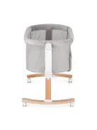 Petite&Mars Állítható gyerekágy ringató funkcióval Glory 2 az 1-ben - Mocha Beige