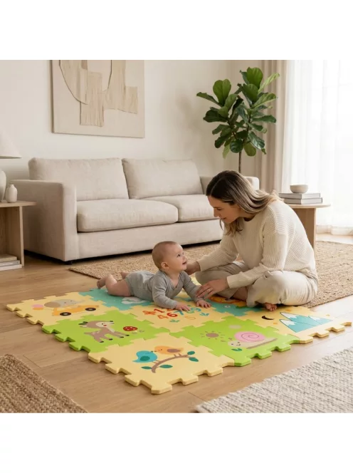 PETITE & MARS Összeilleszthető puzzle Nexli - Forest Friends 6 db