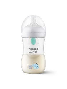   Avent SCY673/81 Natural Response elefántos cumisüveg AirFree 260 ml 1 hó+