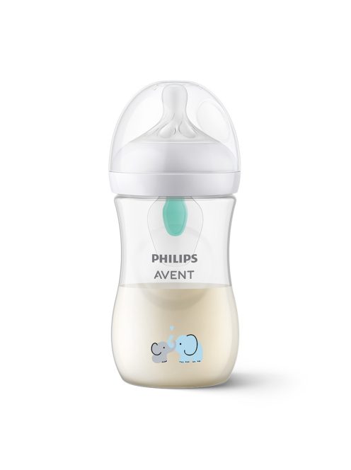 Avent SCY673/81 Natural Response elefántos cumisüveg AirFree 260 ml 1 hó+