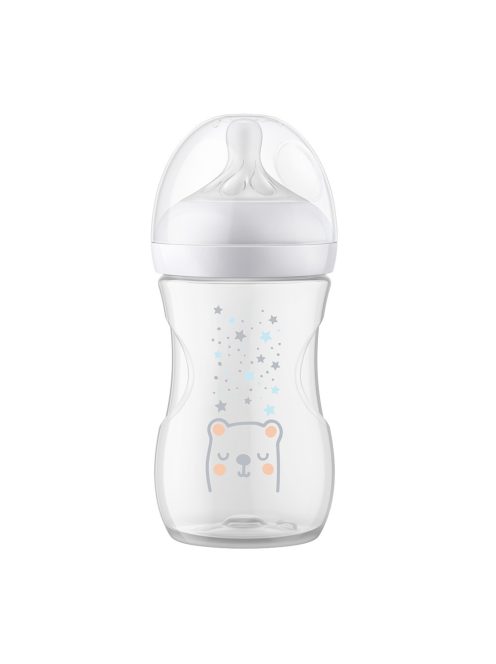 Avent SCY673/82 Natural Response medvés cumisüveg AirFree 260 ml 1hó+