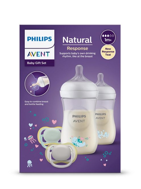 Philips AVENT Natural Response, újszülött ajándékcsomag, SCD837/11