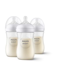   Philips AVENT SCY903/03, Cumisüveg Natural Response, 260 ml, 1 hó+, 3db